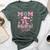 Mom Of The Birthday Girl Pink Cowgirl Western Rodeo Bella Canvas T-shirt Heather Mauve
