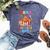 Mama Of The Birthday For Boy Circus Carnival Theme Party Bella Canvas T-shirt Heather Forest