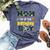 Mom Of The Birthday Boy Astronaut Family Space Planets Bella Canvas T-shirt Heather Forest