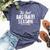 Retro The Last Baseball Season Senior Baseball Mom Ball Mama Bella Canvas T-shirt Heather Forest
