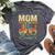 Mom Of The Birthday Cruiser Sunglasses Cruise Vintage Bella Canvas T-shirt Heather Deep Teal