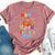 Mama Of The Birthday For Boy Circus Carnival Theme Party Bella Canvas T-shirt Heather Dark Grey
