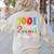 100 Days Of Living That 2nd Grade Life Boy Girl Teacher Women's Sweatshirt Back Print Sand