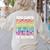 100 Days Of School Heart Love Teacher Or Student 100th Day Women's Sweatshirt Back Print Sand