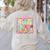 100 Days Of School Preppy 100th Day Of School Teacher Kids Women's Sweatshirt Back Print Sand 100 Days Of School Preppy 100th Day Of School Teacher Kids Women's Sweatshirt Back Print Sand