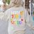 100 Days Of School Teacher And Student Women's Sweatshirt Back Print Sand