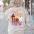 1st Grade Boo Crew Teacher Student Halloween Costume Women's Sweatshirt Back Print Sand