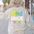 2nd Grade Team T-Shirt 2nd Grade Squad Teacher Women's Sweatshirt Back Print Sand