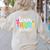 3rd Grade Team Pencil Teacher Student Back To School Girls Women's Sweatshirt Back Print Sand