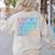 6 Out Of 7 Teachers Think 67 Of Students Overuse 67 Quote Women's Sweatshirt Back Print Sand