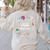 60 Year Old Math Teacher Square Root Of 3600 60th Birthday Women's Sweatshirt Back Print Sand