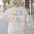 ABC Elemeno Kindergarten Teacher Boy Girl Kid Back To School Women's Sweatshirt Back Print Sand ABC Elemeno Kindergarten Teacher Boy Girl Kid Back To School Women's Sweatshirt Back Print Sand