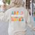 ABCD Kindergarten Rocks Back To School Teacher Kindergarten Women's Sweatshirt Back Print Sand