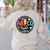 ABCD The Teacher Tour Back To School First Day Of School Women's Sweatshirt Back Print Sand