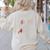 Acoustic Guitar Player Shirt Vintage Music Teacher Guitarist Women's Sweatshirt Back Print Sand