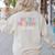 Actively Monitoring Like A Boss Shirt State Testing Teacher Women's Sweatshirt Back Print Sand