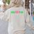 Aka Educator Educators & Teacher Crew School Squad Women's Sweatshirt Back Print Sand