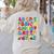 Alphabet Animals ABCs Zoo Kids Boys Girls Teacher Women's Sweatshirt Back Print Sand