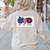 American Flag Teach Love Freedom Preschool Teacher 4th July Women's Sweatshirt Back Print Sand American Flag Teach Love Freedom Preschool Teacher 4th July Women's Sweatshirt Back Print Sand
