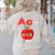 A Is For Apple Pre-K Kindergarten Teacher Student Women's Sweatshirt Back Print Sand A Is For Apple Pre-K Kindergarten Teacher Student Women's Sweatshirt Back Print Sand