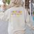 Art Teacher Definition Back To School First Day Women's Sweatshirt Back Print Sand