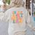 In My Art Teacher Era Artists First Day Of School Women Women's Sweatshirt Back Print Sand