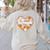 Art Teacher Heart Autumn Thanksgiving Kids Women's Sweatshirt Back Print Sand