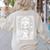 Artist Tarot Card Skeleton Painter Art Teacher Witchy Women's Sweatshirt Back Print Sand
