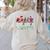 ASL Christmas Buffalo Plaid Teacher American Sign Language Women's Sweatshirt Back Print Sand ASL Christmas Buffalo Plaid Teacher American Sign Language Women's Sweatshirt Back Print Sand