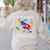 Autism Awareness Teacher I Teach Awesome Superheroes Women's Sweatshirt Back Print Sand