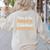 This Is My Awesome Teacher Costume Halloween Party Matching Women's Sweatshirt Back Print Sand