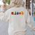 Back To School Cute Hungry Lover Fruits Teacher Women's Sweatshirt Back Print Sand
