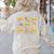 Back To School Yellow Bows Book Coffee Leopard Apple Teacher Women's Sweatshirt Back Print Sand Back To School Yellow Bows Book Coffee Leopard Apple Teacher Women's Sweatshirt Back Print Sand