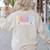 Behavior Squad Therapy Therapists Teachers Behavior Team Women's Sweatshirt Back Print Sand Behavior Squad Therapy Therapists Teachers Behavior Team Women's Sweatshirt Back Print Sand