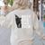Best Dog Dad Ever Boston Terrier Dog Lover For Dad Men Women Girls Kids Women's Sweatshirt Back Print Sand