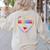 Bilingues Dream Team Dual Language Bilingual Crew Teacher Women's Sweatshirt Back Print Sand