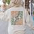 Boho Floral Reading Teacher Retro Reading Specialist Wildfl Women's Sweatshirt Back Print Sand