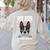 Boston Terrier American Gentleman Dog Lover I'm Well Trained Women's Sweatshirt Back Print Sand