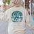 Boston Terrier Cowboy UFO Shirt Vintage Western Dog Mom Tee Women's Sweatshirt Back Print Sand