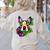 Boston Terrier In Day Of The Dead Sugar Skull Dog Women's Sweatshirt Back Print Sand