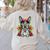 Boston Terrier Dia De Los Muertos Day Of The Dead Dog Skull For Men Women Kids Women's Sweatshirt Back Print Sand
