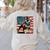 Boston Terrier Dog 4th Of July USA American Flag Patriotic Women's Sweatshirt Back Print Sand