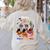 Boston Terrier Dog Christmas Happy Hallothankmas Halloween For Men Women Kids Women's Sweatshirt Back Print Sand