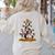 Boston Terrier Dog Christmas Tree Santa Hat Xmas Pajama Men Women Kids Women's Sweatshirt Back Print Sand