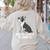 Boston Terrier Dog Owner Grandma Women's Sweatshirt Back Print Sand