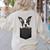 Boston Terrier Dog Puppy Dog In Pocket Cute Pet Lover Women's Sweatshirt Back Print Sand