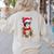 Boston Terrier Dog Ugly Christmas Dog Xmas For Men Women Kids Women's Sweatshirt Back Print Sand