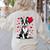 Boston Terrier Dog Valentine's Day Dog Owner Valentine Women's Sweatshirt Back Print Sand