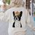 Boston Terrier Dog Wearing Crown For Men Women Girls Kids Women's Sweatshirt Back Print Sand
