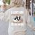 Boston Terrier Dog Women's Sweatshirt Back Print Sand